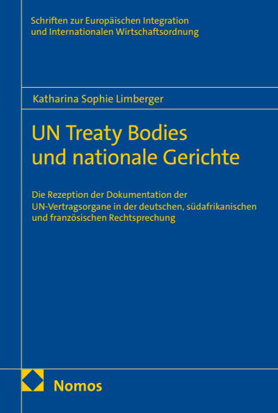 Cover of book: UN Treaty Bodies und nationale Gerichte