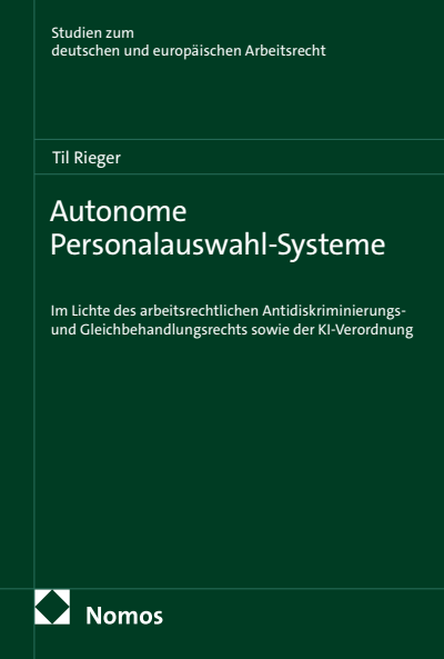 Cover des Buchs: Autonome Personalauswahl-Systeme