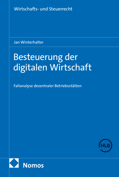Cover of book: Besteuerung der digitalen Wirtschaft
