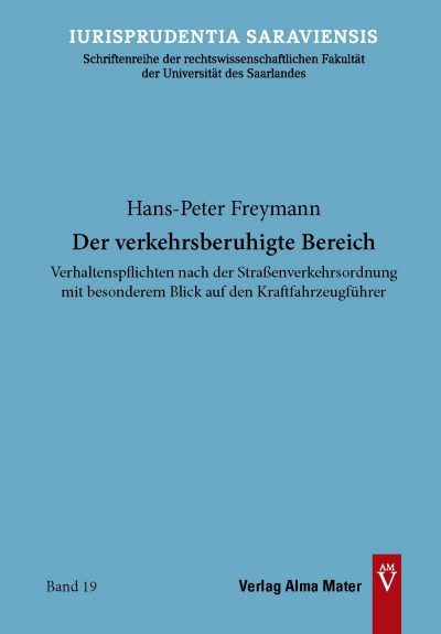 Cover of book: Der verkehrsberuhigte Bereich