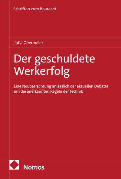 Cover des Buchs: Der geschuldete Werkerfolg