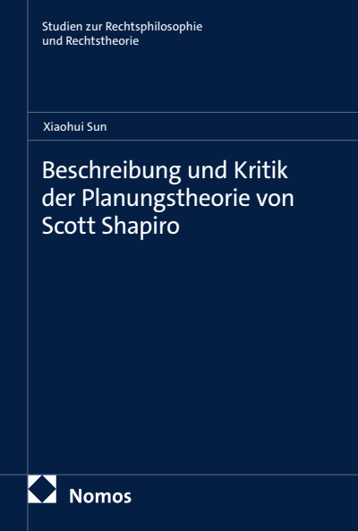 Cover des Buchs: Beschreibung und Kritik der Planungstheorie von Scott Shapiro