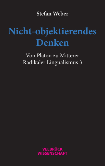 Cover des Buchs: Nicht-objektierendes Denken
