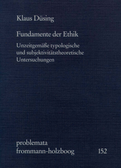 Cover of book: Fundamente der Ethik