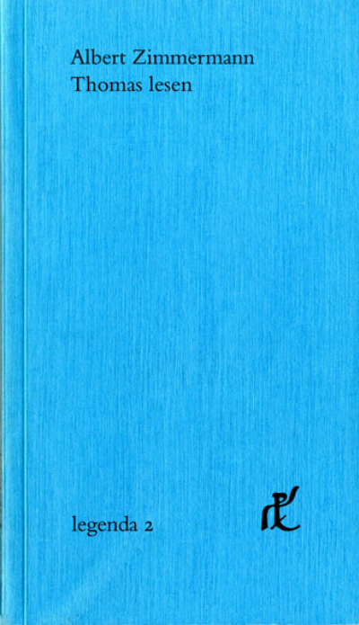 Cover of book: Thomas lesen