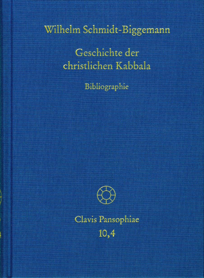 Cover of book: Geschichte der christlichen Kabbala