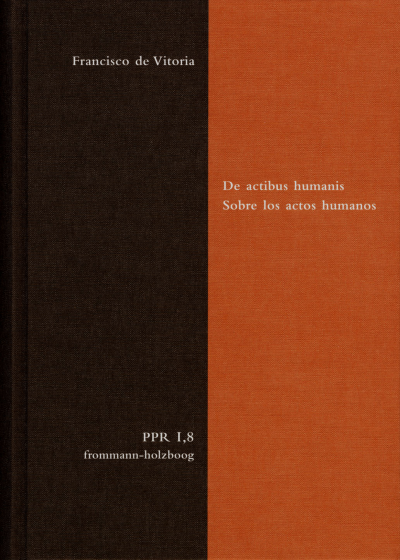 Cover des Buchs: De actibus humanis. Sobre los actos humanos