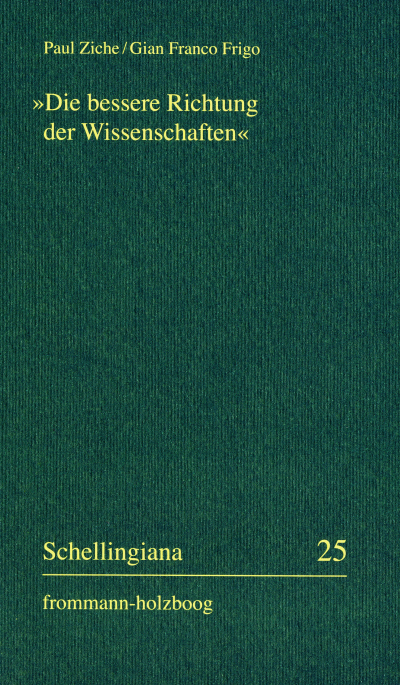 Cover of book: Die bessere Richtung der Wissenschaften