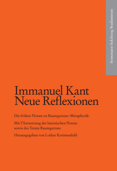 Cover des Buchs: Immanuel Kant: Neue Reflexionen