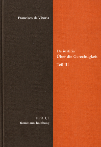 Cover des Buchs: De iustitia. Über die Gerechtigkeit. Teil III