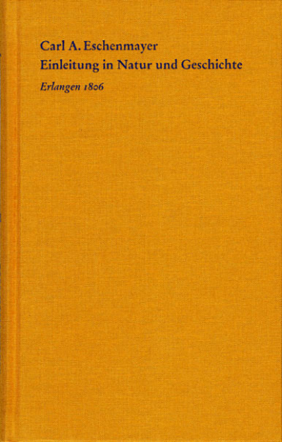Cover of book: Einleitung in Natur und Geschichte