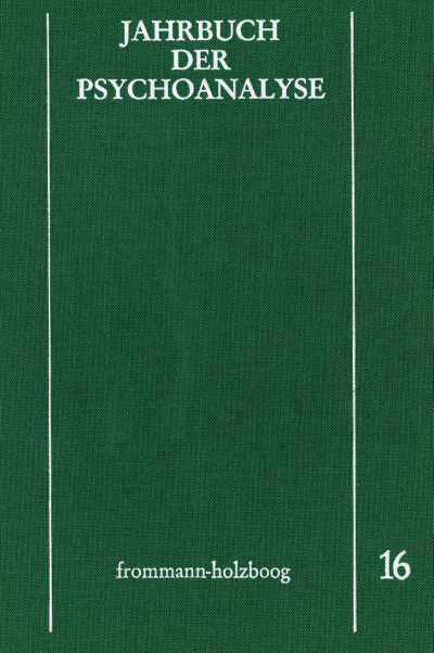 Cover of book: Jahrbuch der Psychoanalyse