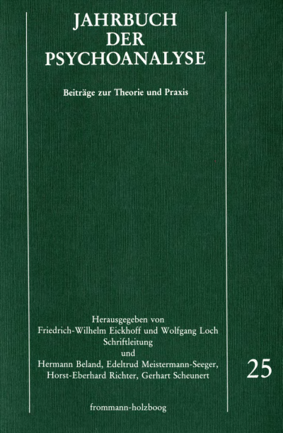 Cover of book: Jahrbuch der Psychoanalyse