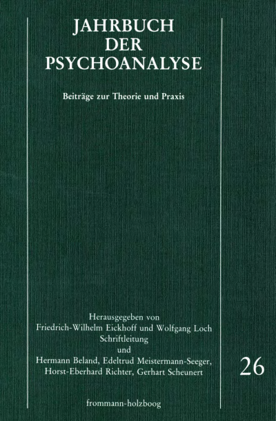 Cover of book: Jahrbuch der Psychoanalyse