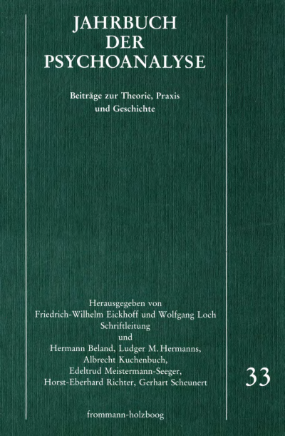 Cover of book: Jahrbuch der Psychoanalyse