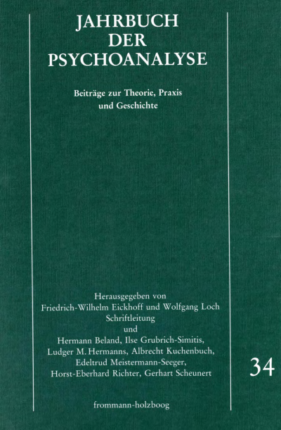 Cover of book: Jahrbuch der Psychoanalyse