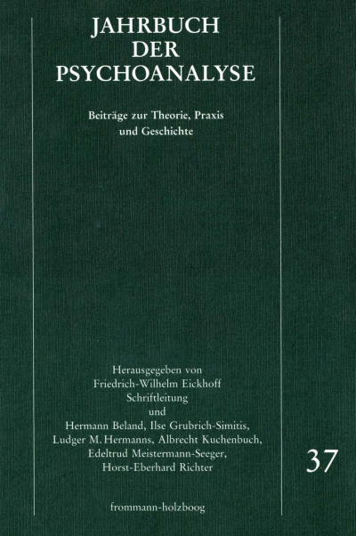 Cover of book: Jahrbuch der Psychoanalyse