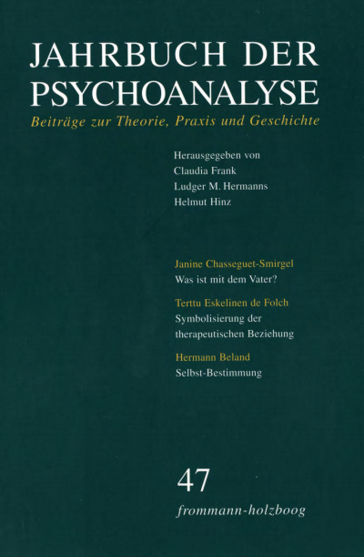 Cover of book: Jahrbuch der Psychoanalyse