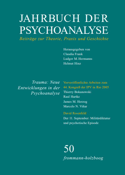 Cover of book: Jahrbuch der Psychoanalyse