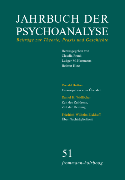 Cover of book: Jahrbuch der Psychoanalyse