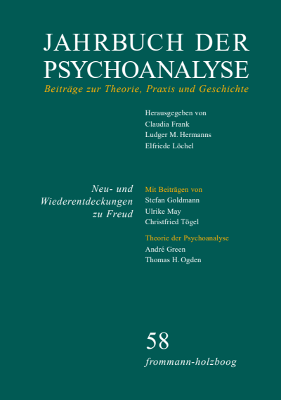 Cover of book: Jahrbuch der Psychoanalyse