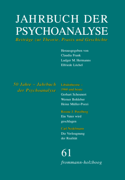 Cover of book: Jahrbuch der Psychoanalyse
