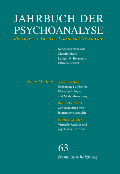 Cover of book: Jahrbuch der Psychoanalyse