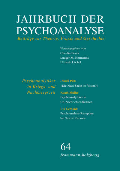 Cover of book: Jahrbuch der Psychoanalyse