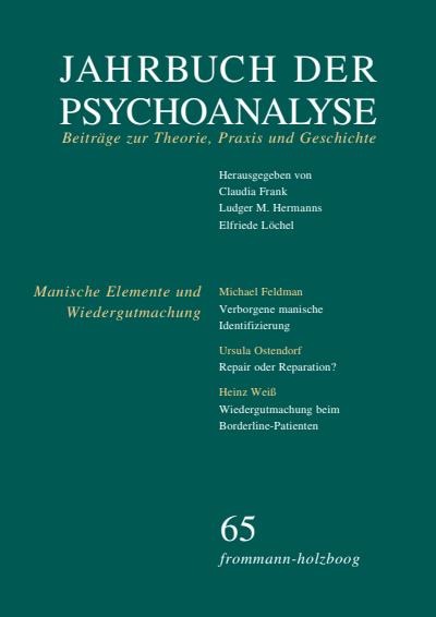 Cover of book: Jahrbuch der Psychoanalyse