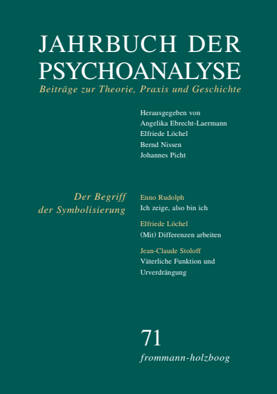 Cover of book: Jahrbuch der Psychoanalyse