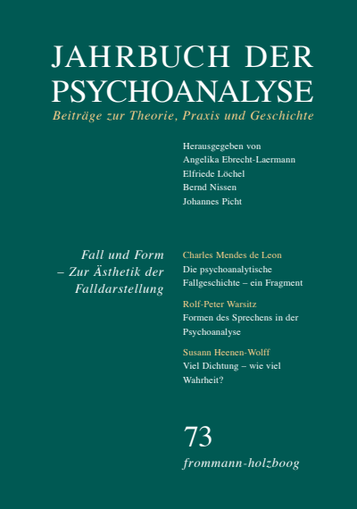 Cover of book: Jahrbuch der Psychoanalyse