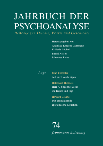 Cover of book: Jahrbuch der Psychoanalyse