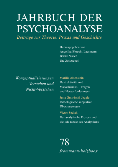 Cover of book: Jahrbuch der Psychoanalyse