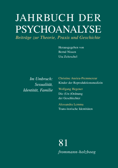 Cover of book: Jahrbuch der Psychoanalyse