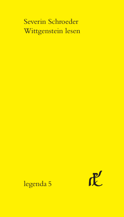 Cover of book: Wittgenstein lesen