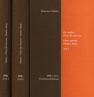 Cover des Buchs: De legibus ac Deo legislatore. Liber quintus. Über die Gesetze und Gott den Gesetzgeber. Fünftes Buch. Teil I und Teil II