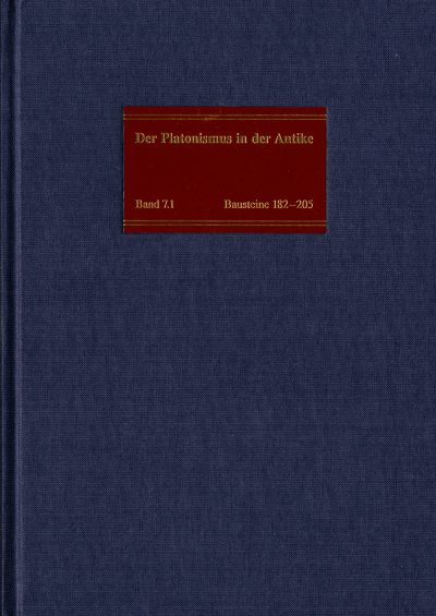 Cover des Buchs: Die philosophische Lehre des Platonismus