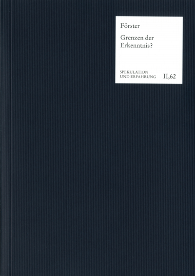 Cover of book: Grenzen der Erkenntnis?
