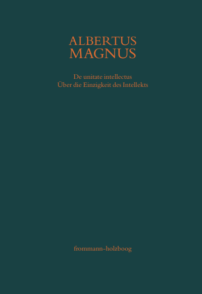 Cover des Buchs: De unitate intellectus. Über die Einzigkeit des Intellekts