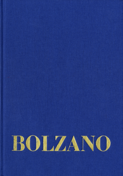 Cover des Buchs: Bernard Bolzano Gesamtausgabe / Reihe II: Nachlaß. A. Nachgelassene Schriften. Band II,A,3: Kurzgefaßtes Lehrbuch der katholisch-christlichen Religion