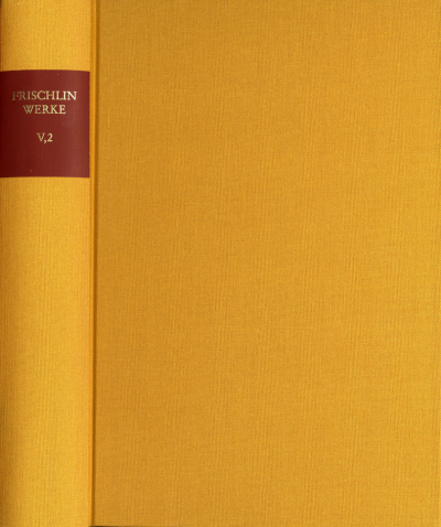 Cover of book: Nicodemus Frischlin: Sämtliche Werke / Band V,2: Lyrik II (1573–1577)