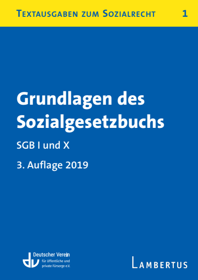 Cover des Buchs: Grundlagen des Sozialgesetzbuches