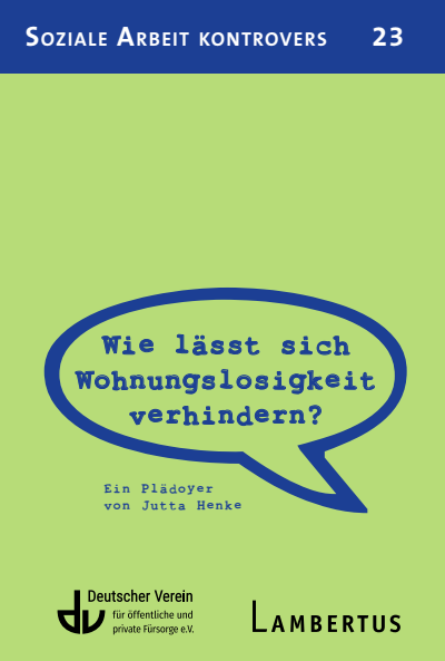 Cover des Buchs: Wie lässt sich Wohnungslosigkeit verhindern?