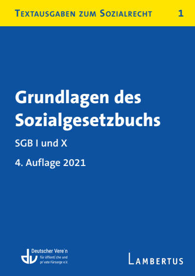 Cover des Buchs: Grundlagen des Sozialgesetzbuchs
