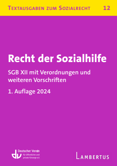 Cover des Buchs: Recht der Sozialhilfe