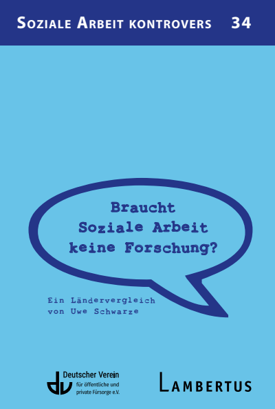 Cover of book: Braucht Soziale Arbeit keine Forschung?