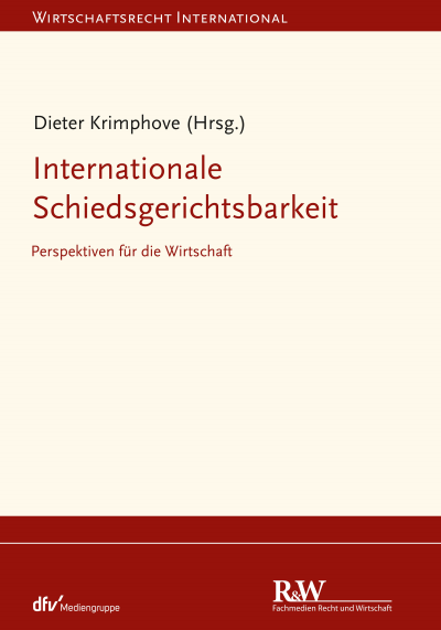 Cover des Buchs: Internationale Schiedsgerichtsbarkeit