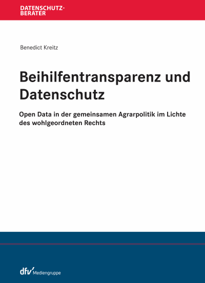 Cover des Buchs: Beihilfentransparenz und Datenschutz