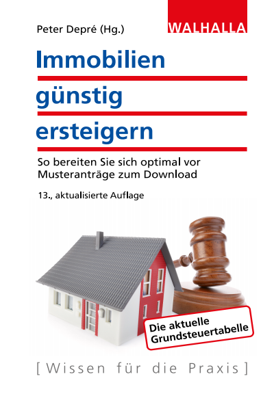 Cover of book: Immobilien günstig ersteigern