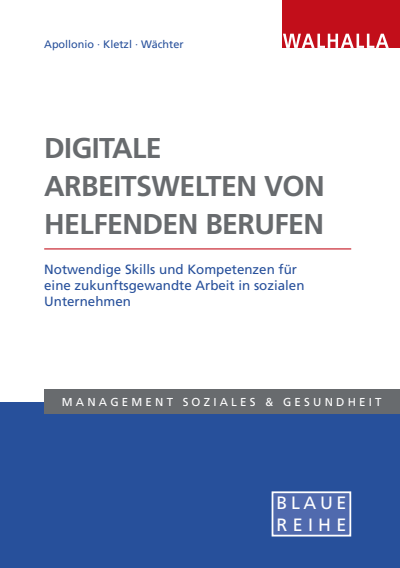 Cover des Buchs: Digitale Arbeitswelten von helfenden Berufen